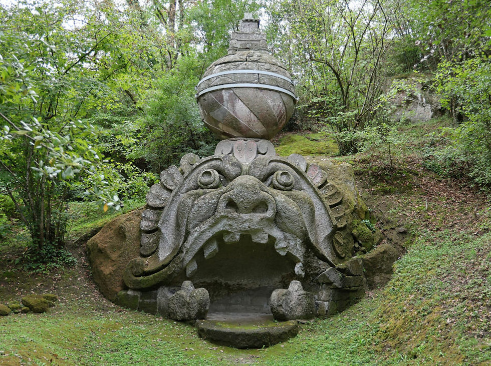 O Bosque Sagrado dos monstros na Itália - História em Destaque