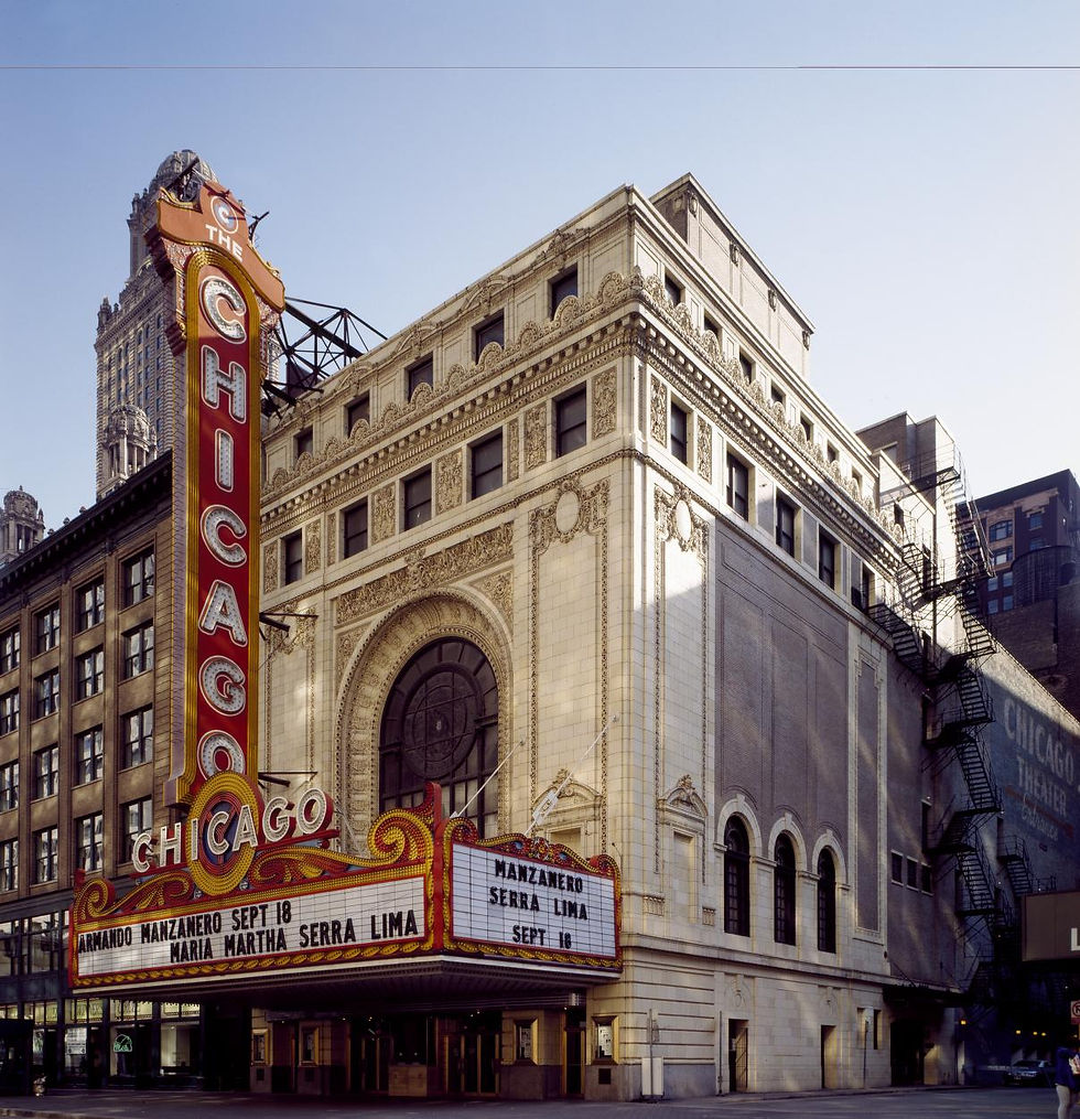 O histórico The Chicago Theatre - História em Destaque