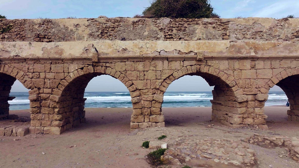 Um acordo conjunto foi assinado para restaurar o Aqueduto de Cesareia em Israel