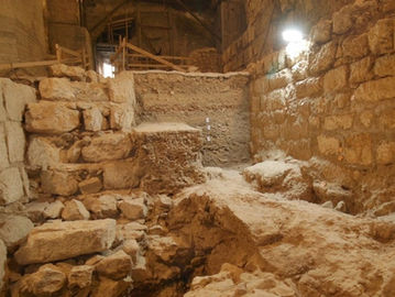 seção da muralha de Jerusalém do período Hasmoneu