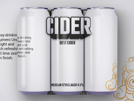 Digital label printing example on aluminum can showing white ink coverage