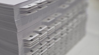 Numbered exhibit tabs in a large legal document printing project at CETTEC Printing in Vancouver