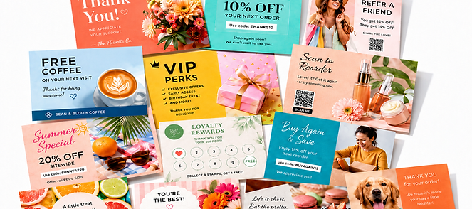 Marketing cards