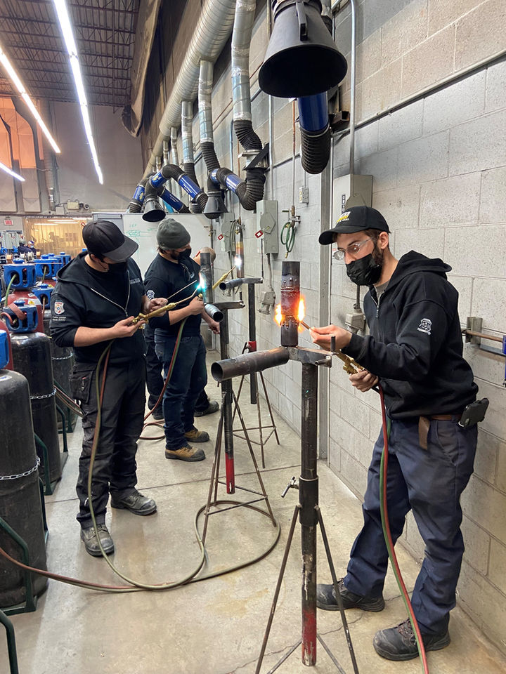Brazing methods at Mequaltech