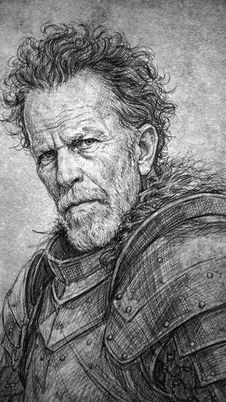 Chevalier Lysois loyal et humaniste de l'univers médiéval fantasy Orba Fabula.