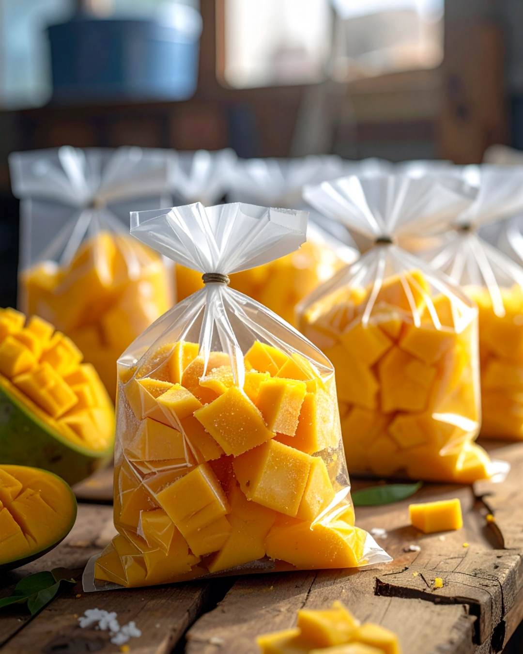 Polpa de manga congelada - 500 gramas