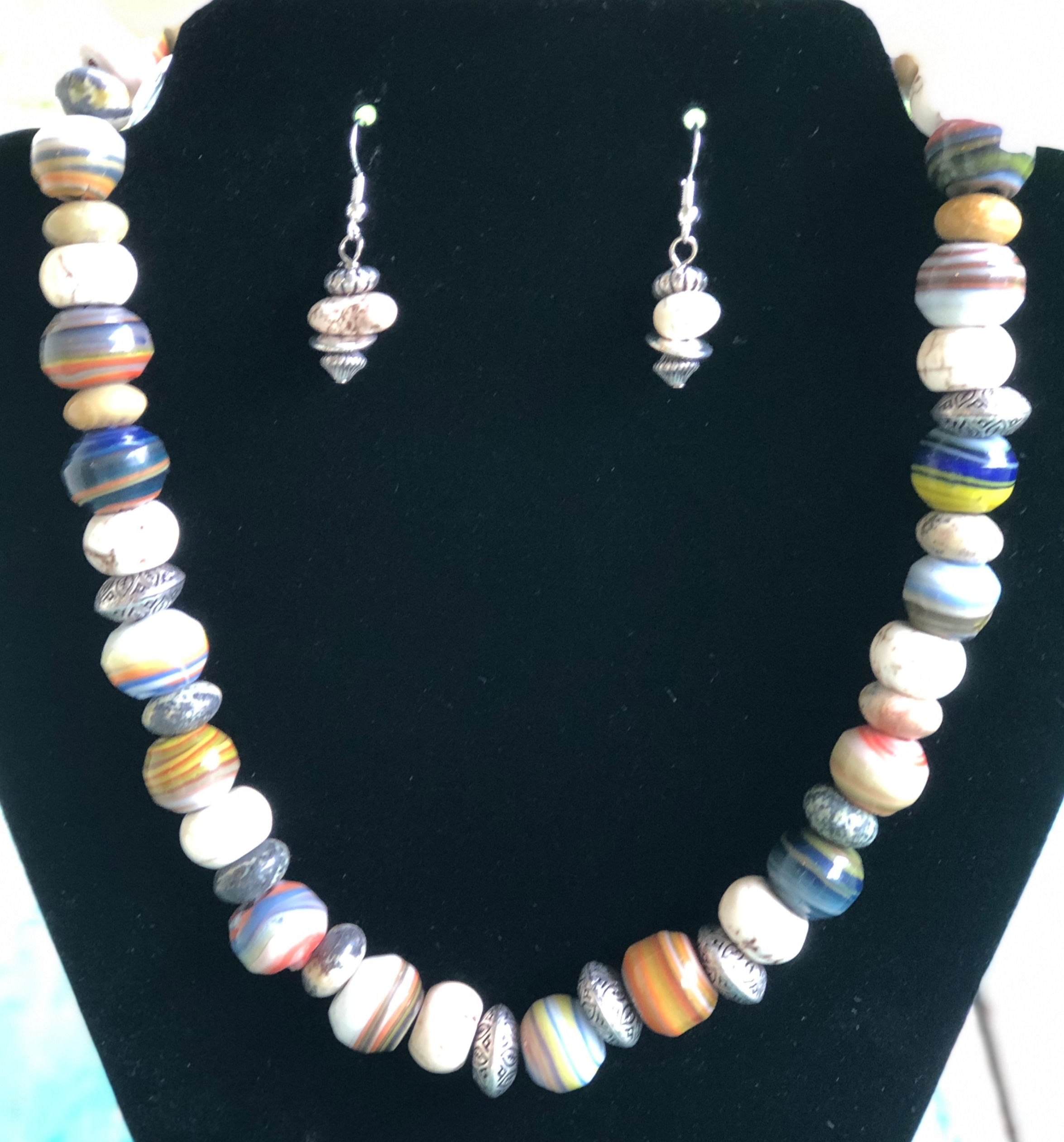 necklace and earring set