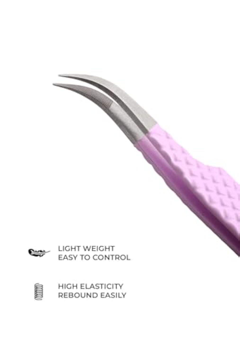 Fiber Tip Lash Tweezers For Eyelash Extension Tweezers Professional