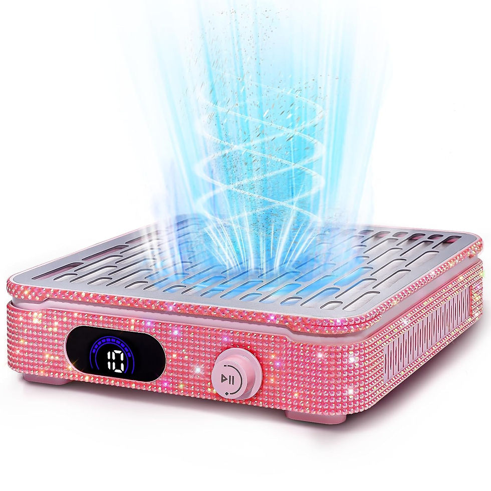 Thumbnail: Nail Dust Collector, Corded Powerful Suction Dust Collector for Nail Tech with 