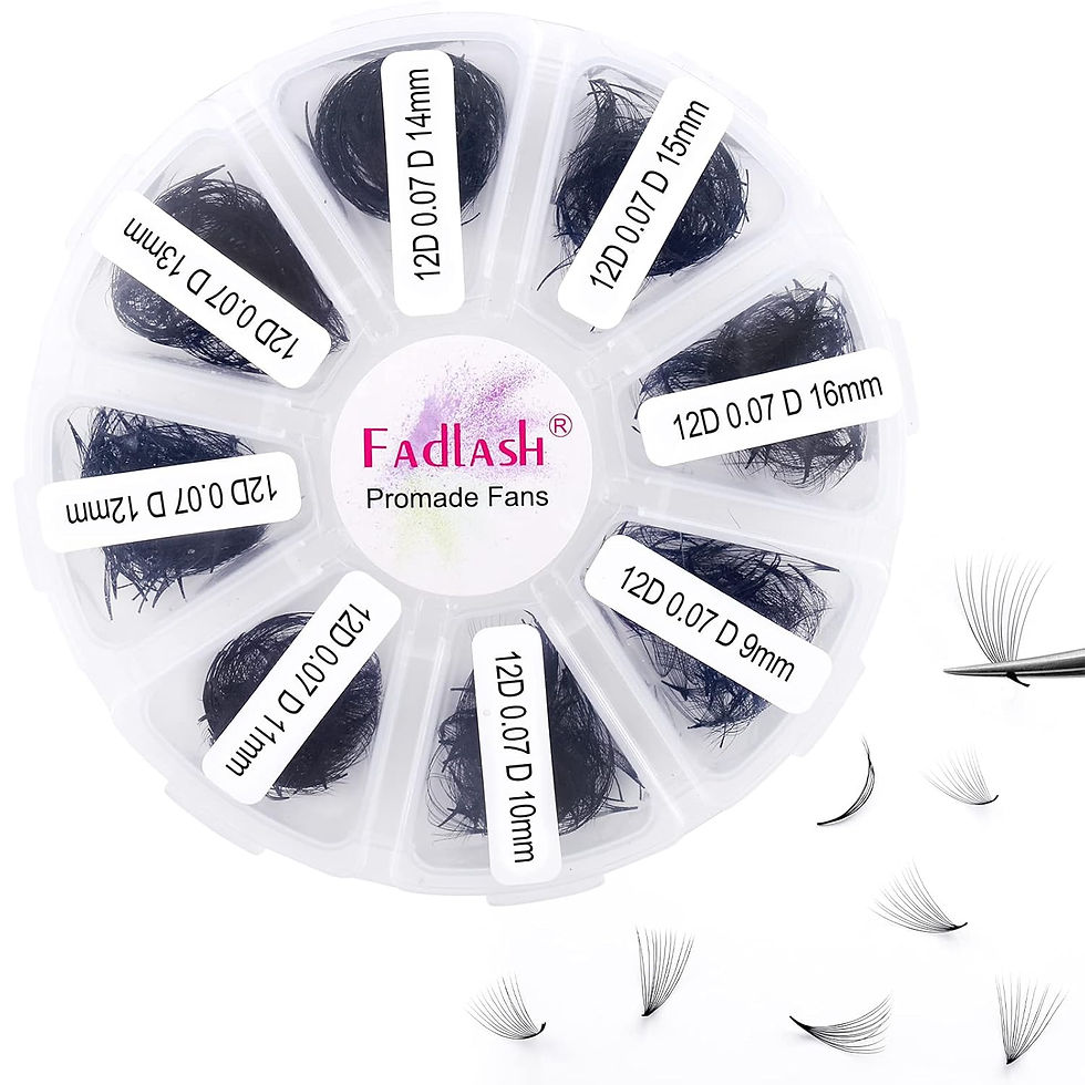Thumbnail: Eyelash Extension CC Curl Lash Extensions 8-14mm Classic Lashes 0.20 Silk Indiv