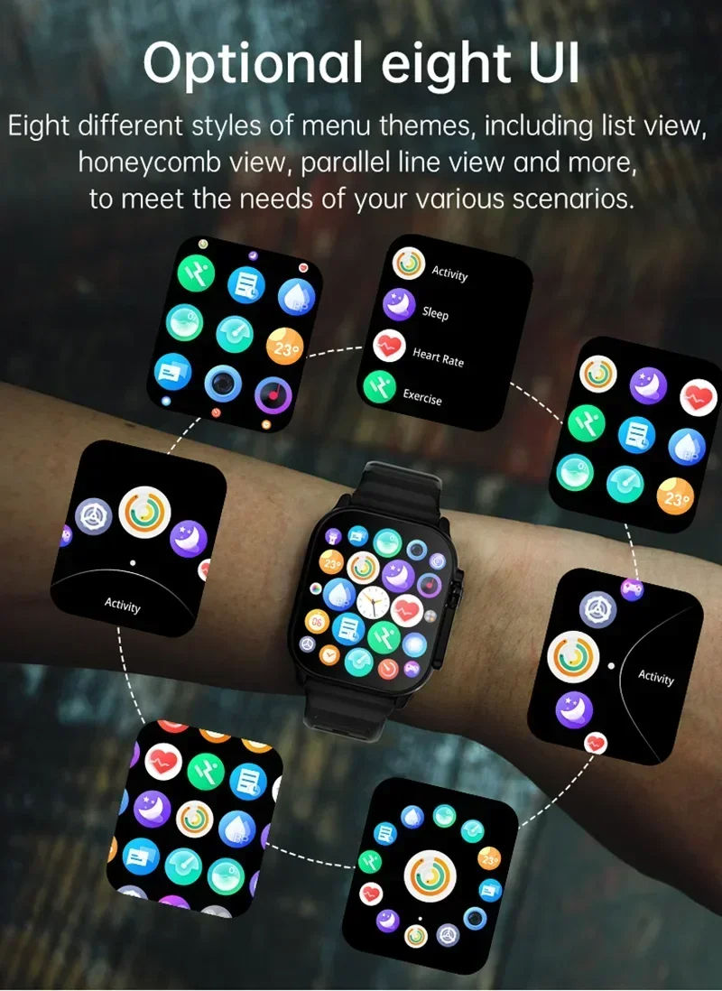 Miniatura: 2026 New Men Smart Watch 2.01 Inch HD Screen Bluetooth Call Health Fitness Track