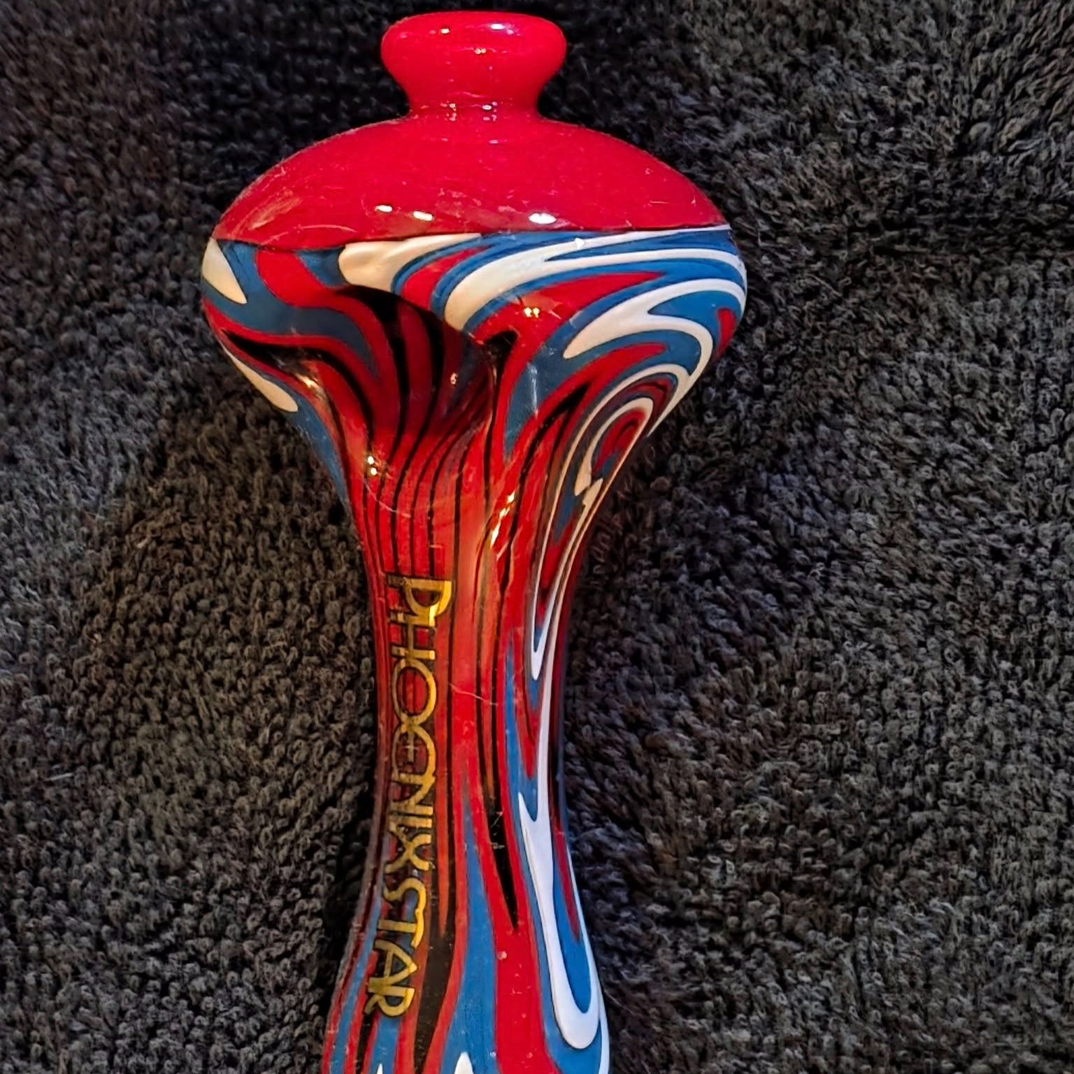 Red Multi-Color Hand Pipe