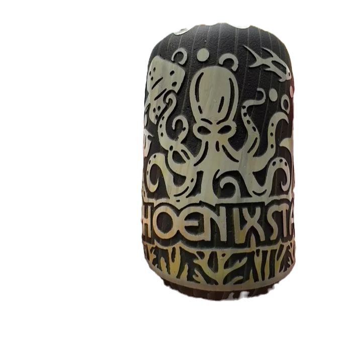 Thumbnail: Ocean Theme Glass Hammer Hand Pipe