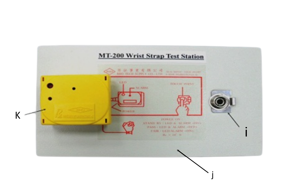 Thumbnail: MT-300 Economic Wrist/Foot Strap Test Station