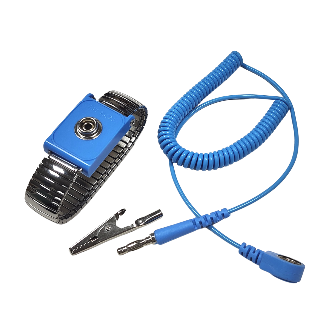 Stainless Metal Wrist Band with Cord