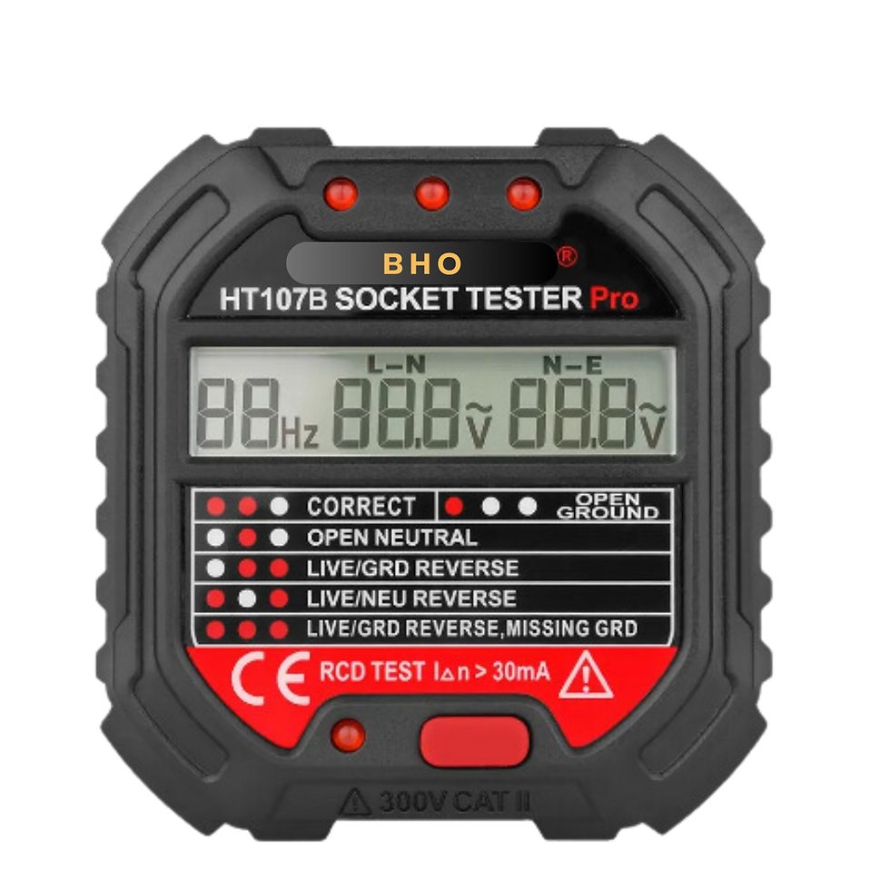 縮圖：數位顯示三孔插座接地/極性檢測器