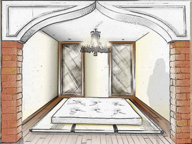 Croquis cabine tatami, spa en Hongrie