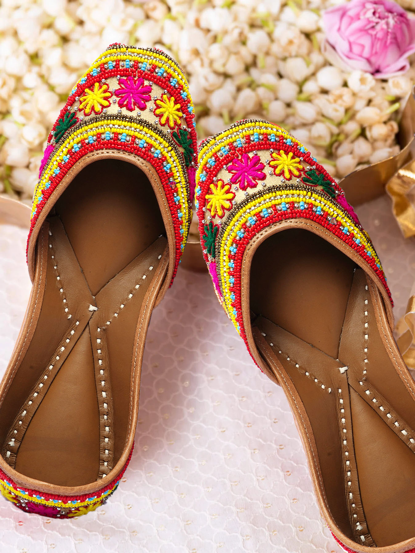 Colourful Juttis by Glamour Ghat