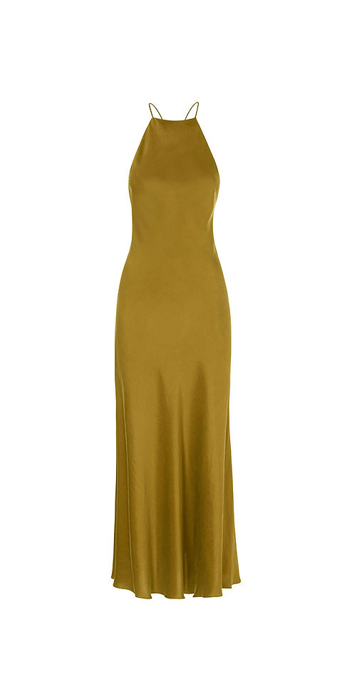 Sophia Silk Dress Gold | Maya Hacohen Atelier Sophia Silk Dress Gold | Maya Hacohen Atelier