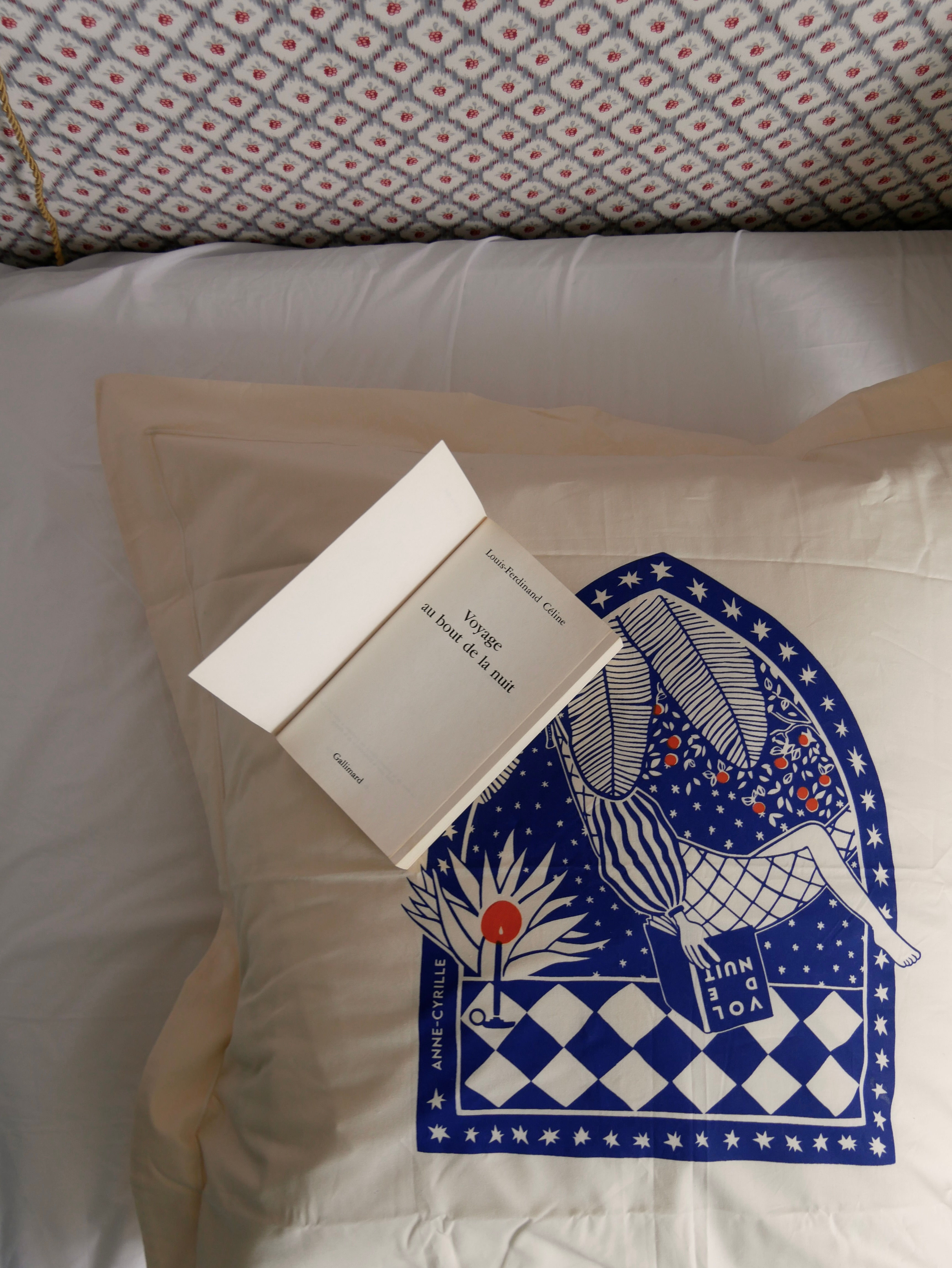Vol de nuit, bleu et orange