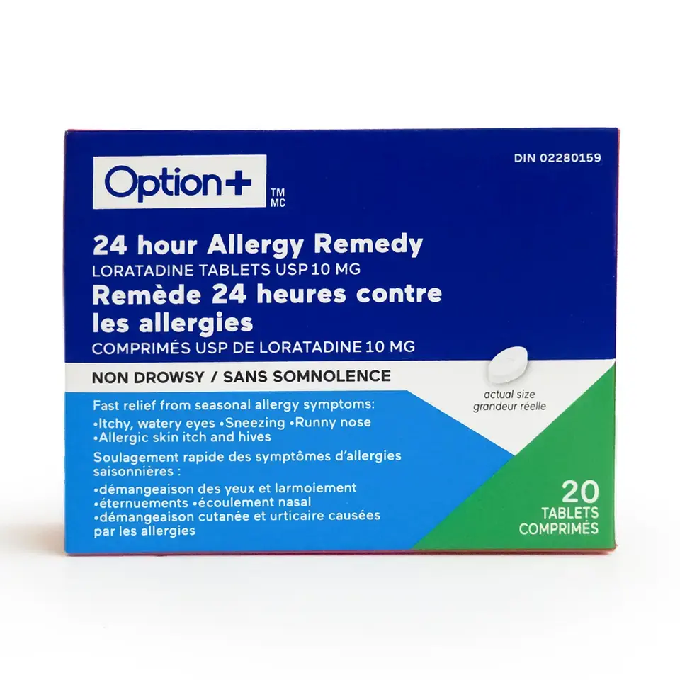 OPTION+ ALLERG REM TB 10MG20