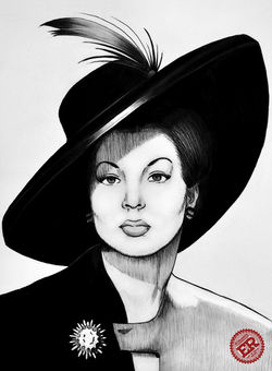 A portrait of Ava Gardner