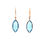 Thumbnail: Blue Topaz Marquis Earrings