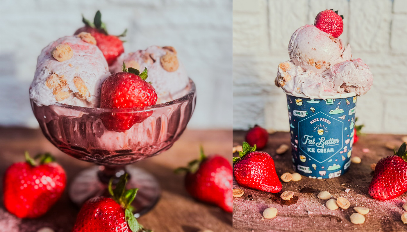 Arranged Food and Objects