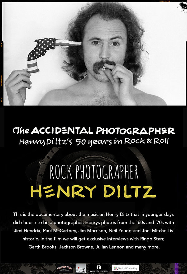 Poster, The Accidental Photographer, Photographer, Henry Diltz