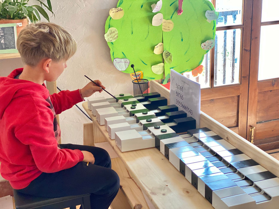 Natura Montessori School classroom activity