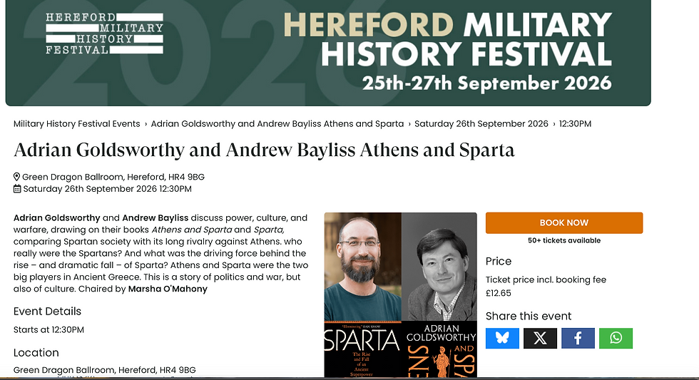 Hereford Military Festival - Athens vs Sparta