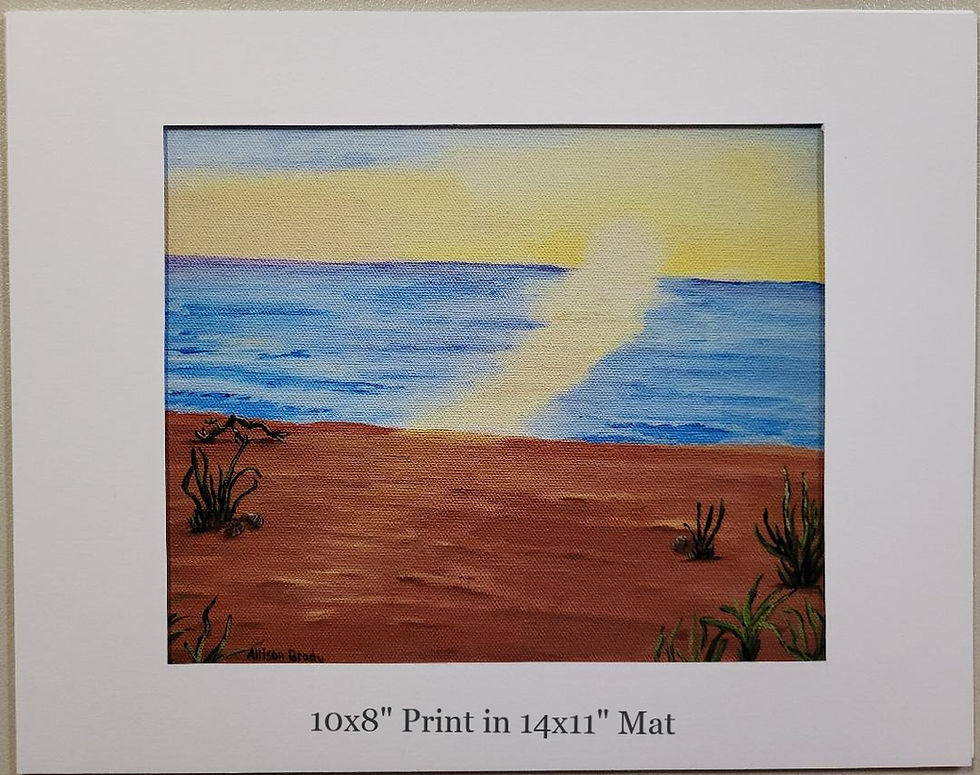 Thumbnail: Sunset on Cape Cod Bay- Art Print