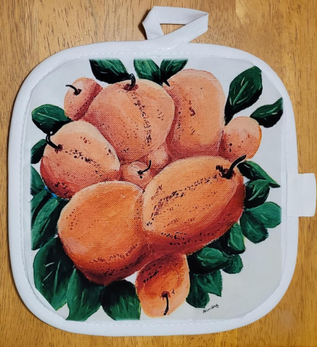 Peach Pot Holder