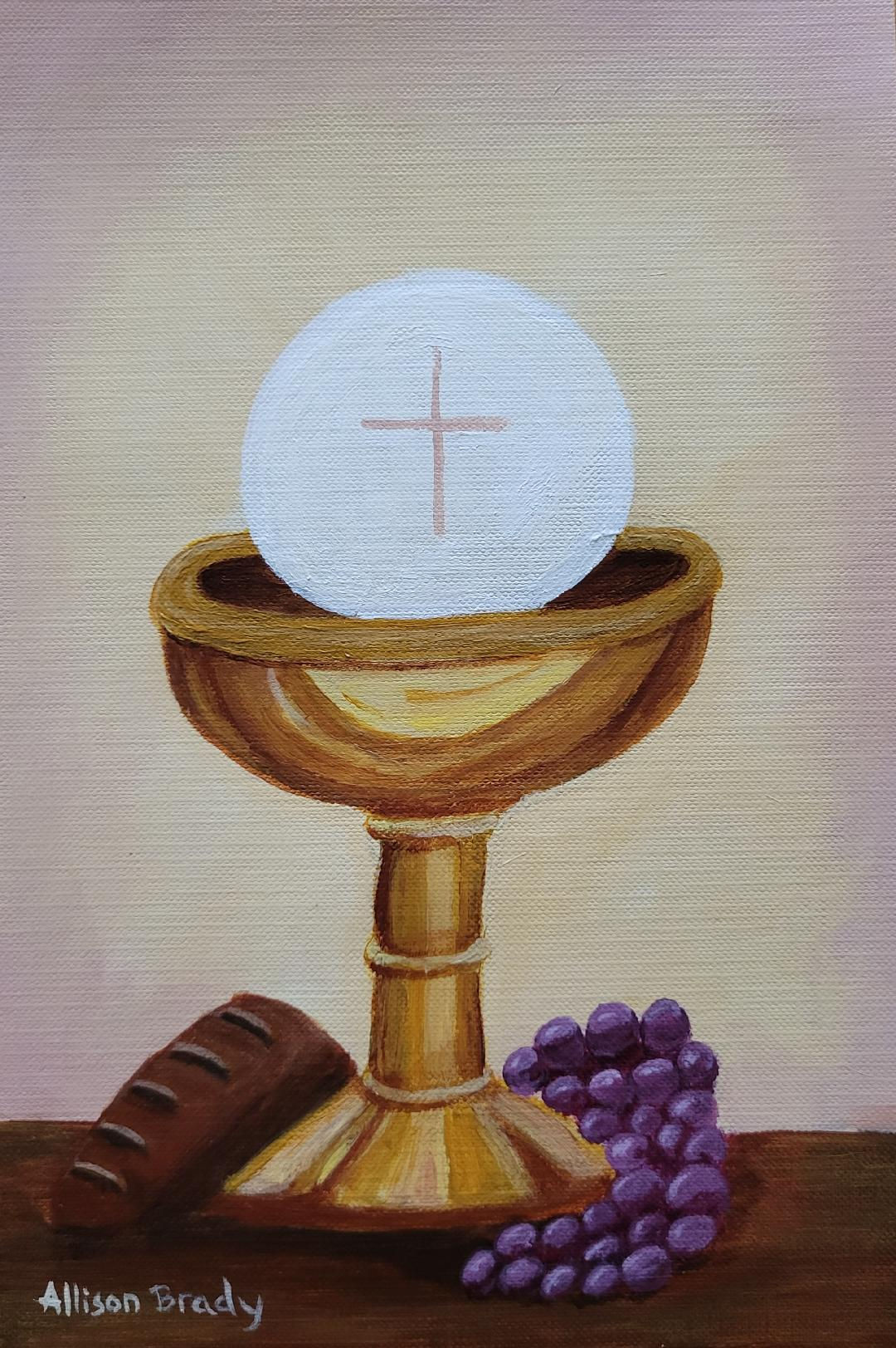 First Holy Communion- Greeting Card (Blank Inside)