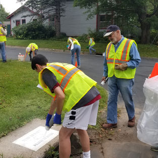 30 Storm Drains Stenciled for River Rally 