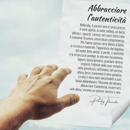 Abbracciare l'autenticità
