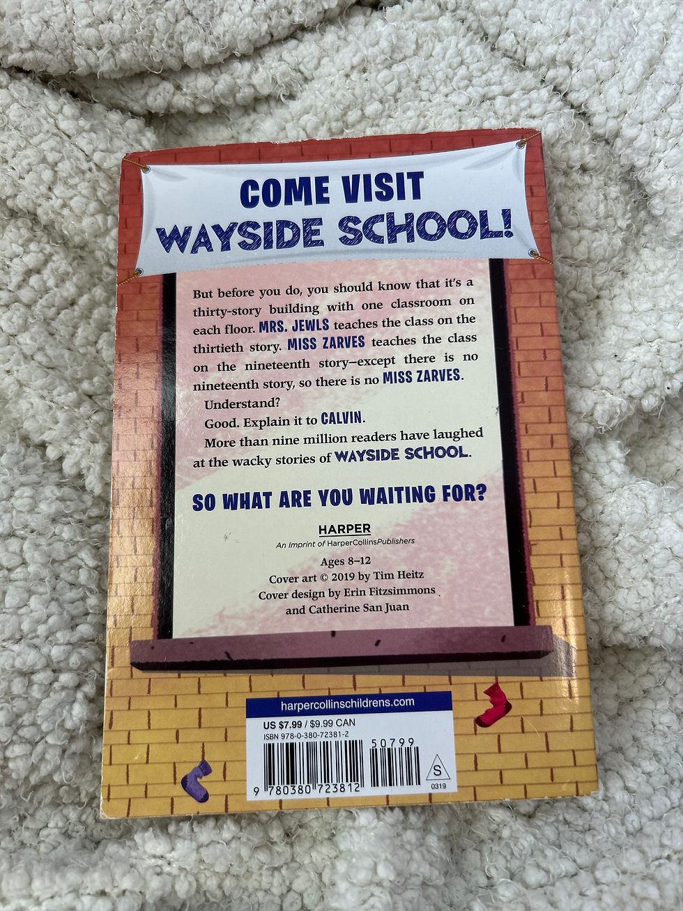 Thumbnail: Wayside School Gets A Little Stranger