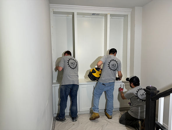 Frederick Carpentry custom built-in bookcase for basement.jpg