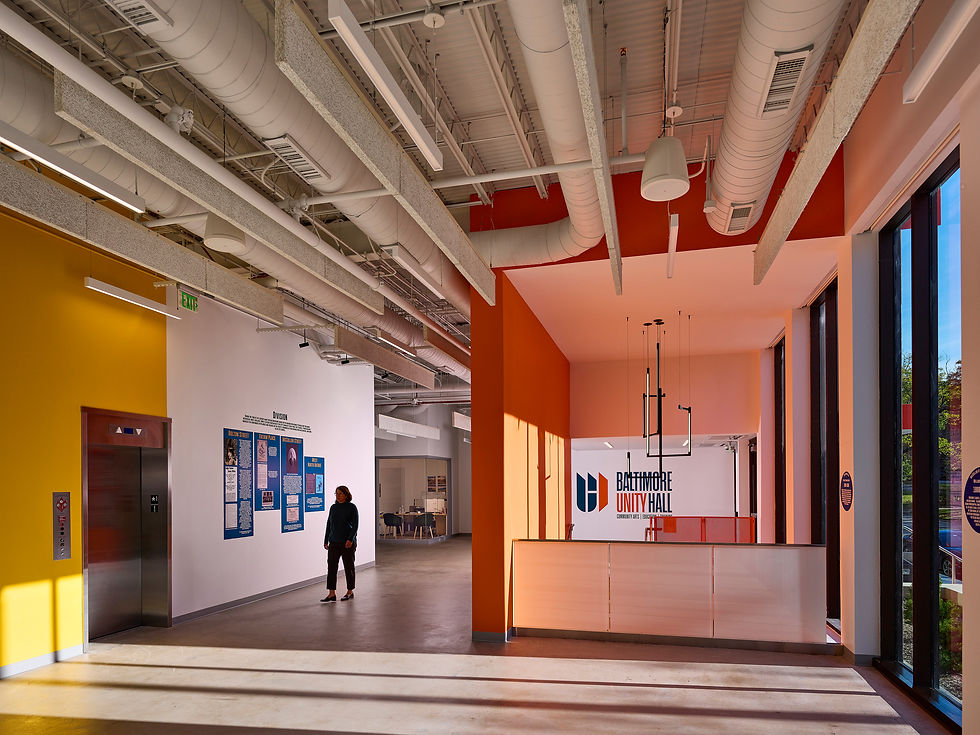 Baltimore Unity Hall. Photography by Tom Holdsworth