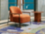 縮圖：Gubi Sejour Lounge Chair (With Walnut Arms)