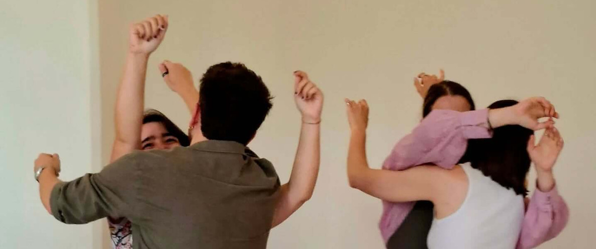 Lezione di tango sull'abbraccio