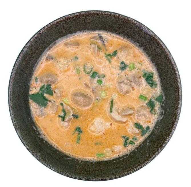 Tom Kha Soup (Real Coconut Milk soup with herbs)