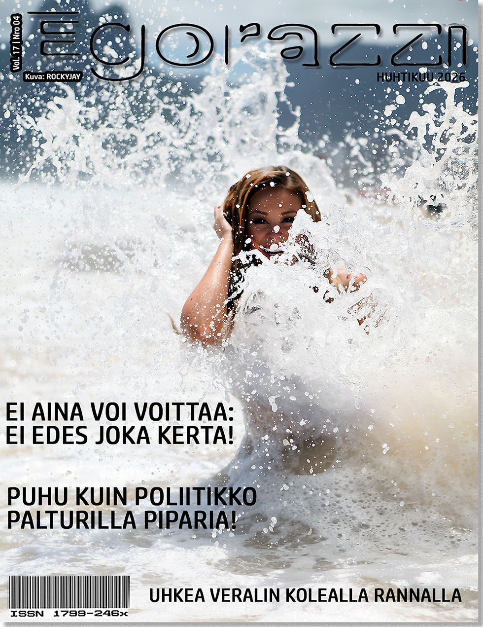 Egorazzin huhtikuun 2026 kansi | kuva: ROCKYJAY