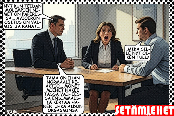SETÄMIEHET - sarjakuva niille, jotka lukevat vain otsikot:  numero 386