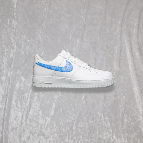 Nike Air Force 1 Dior custom (blue) | SBK Customs