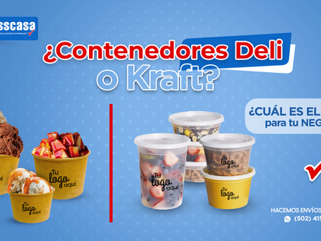 Contenedores Kraft vs Deli: dos opciones, mil soluciones