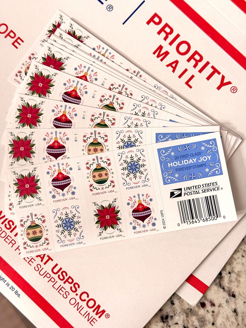 Thumbnail: 2024th Holiday Joy Forever Postage Stamps booklet of 20pcs