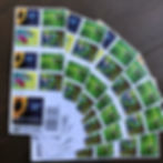 Thumbnail: Booklet of 20 First Class Forever stamps - Garden Delights