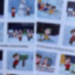 Thumbnail: USPS Charlie Brown Xmas Pane of 20 Forever Postage Stamps