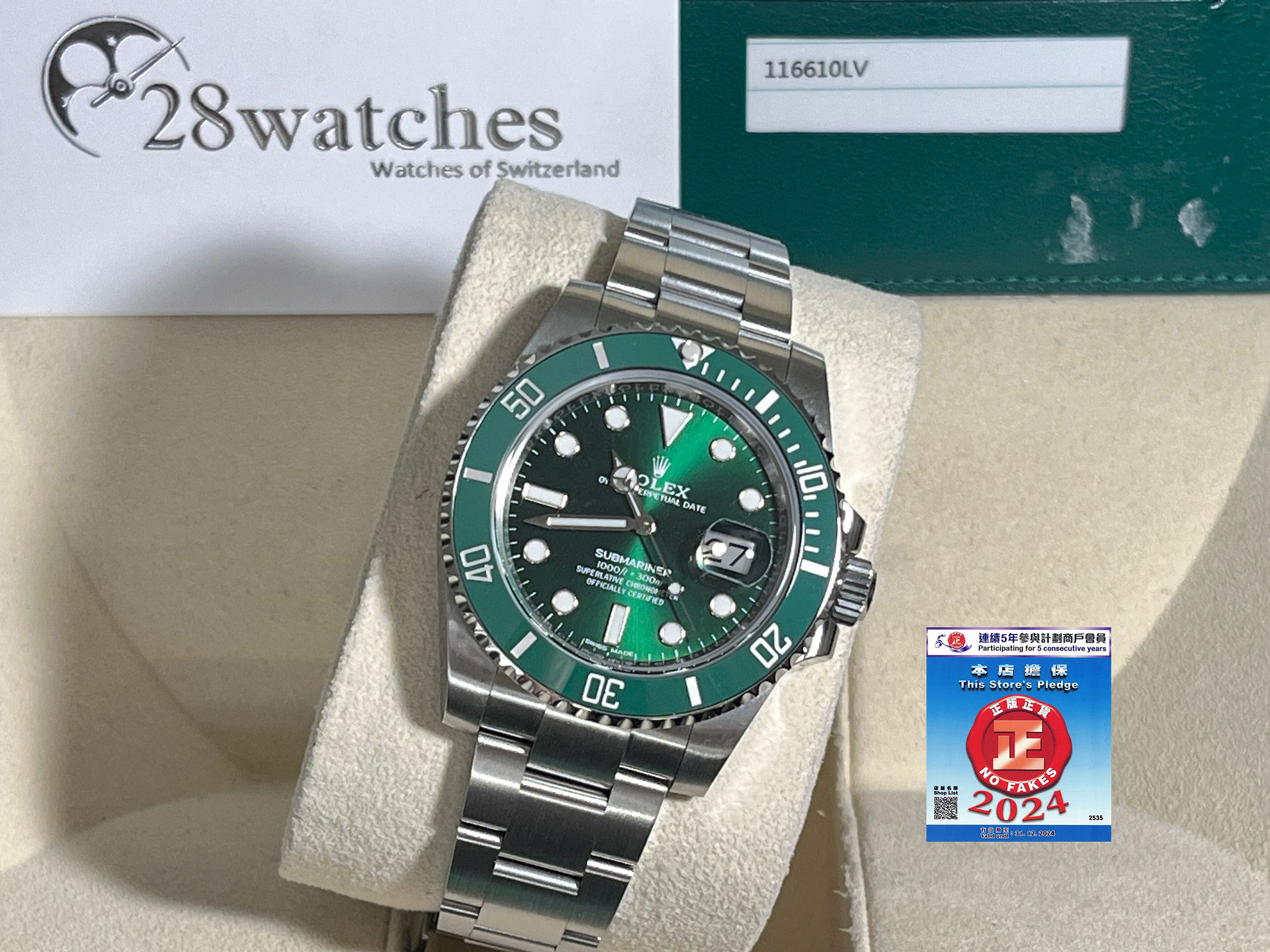 Pre-Owned Rolex Submariner Date 116610LV - Causeway Bay branch